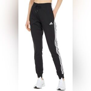 Adidas Mint Green Sweatpants with White Stripes